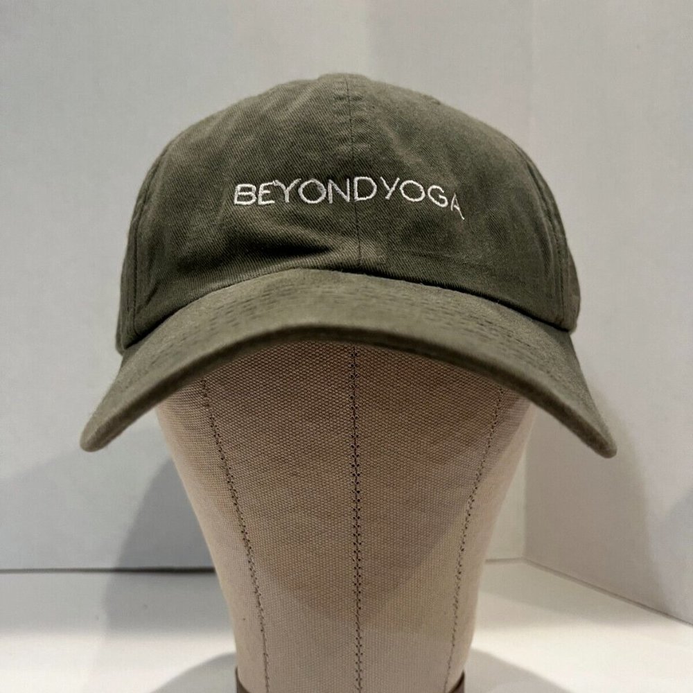 Beyond Yoga Olive Green Dad Hat Adjustable Adult Size Clean Unworn